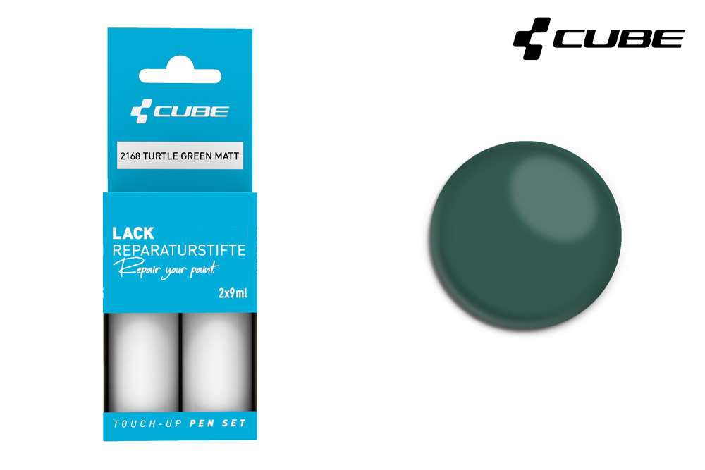 Cube touch-up pen set turtle green matt