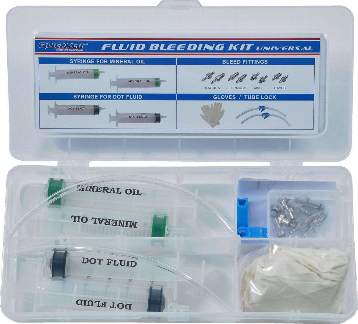 Quaxar universal bleeding kit