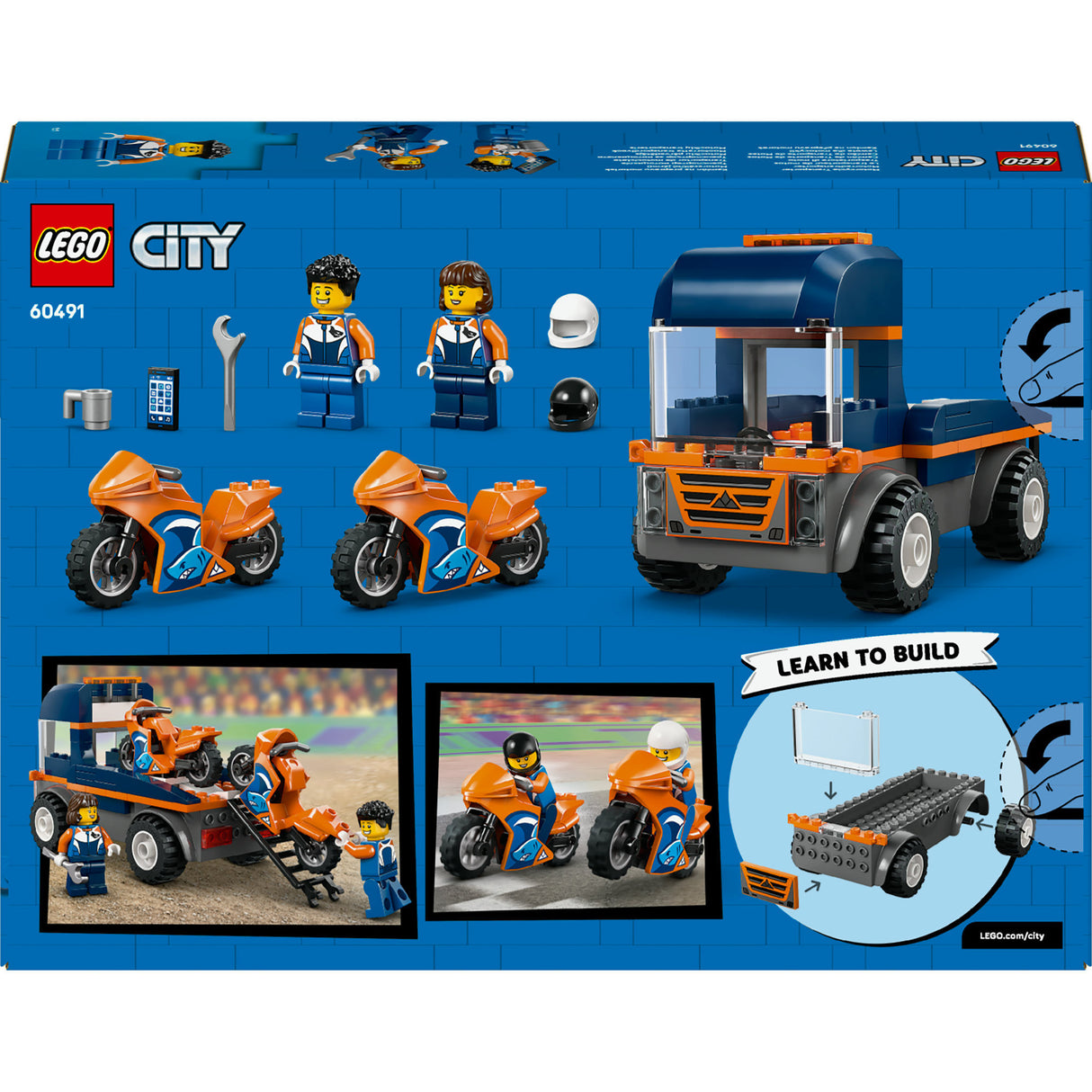 Lego city 60491 motorcykeltransporter