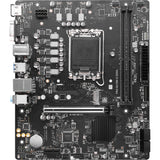 Msi Pro H610M-E DDR4 Socket 1700 Motherboard (black, GB-LAN, sound, µATX)