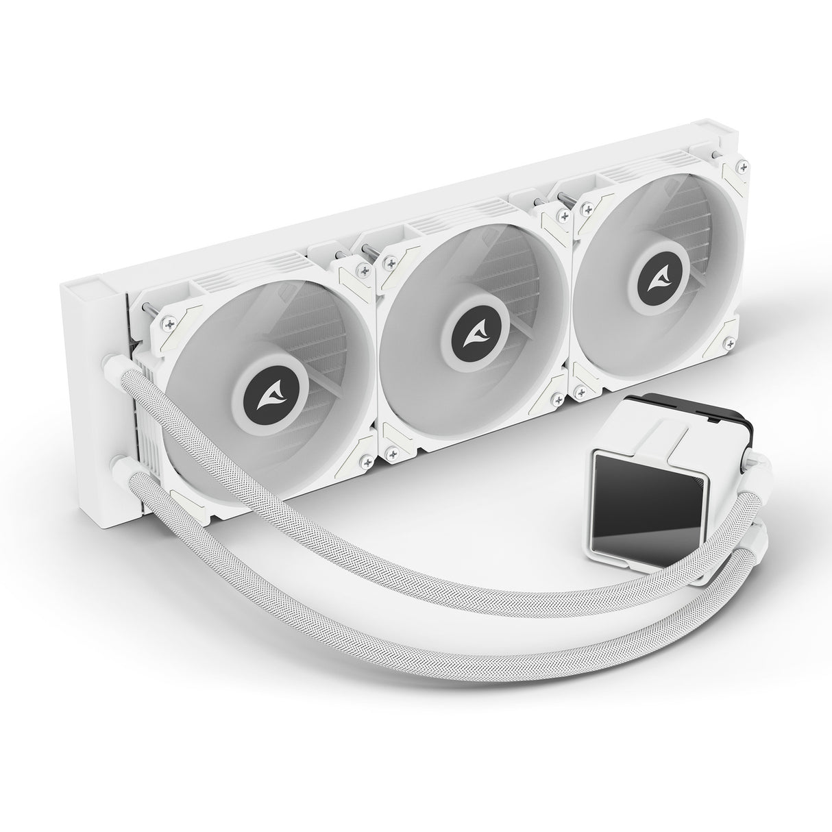 Sharkoon s60 argb vattenkylning (vit, 4-stift pwm)