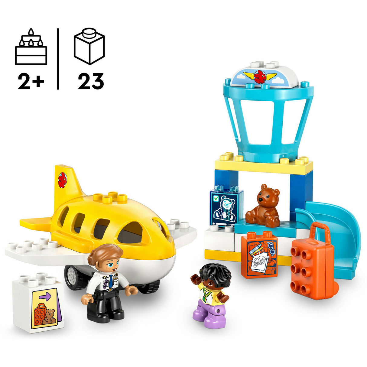 Lego Duplo 10443 all'aeroporto per la prima volta