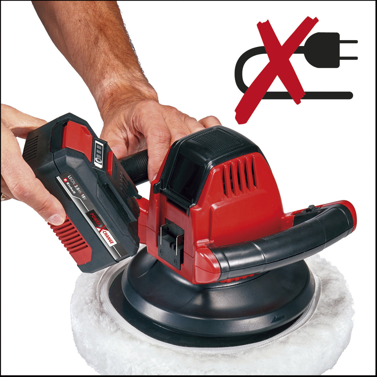 Einhell Akkus polírozógép CE-CB 18 254 Li Solo