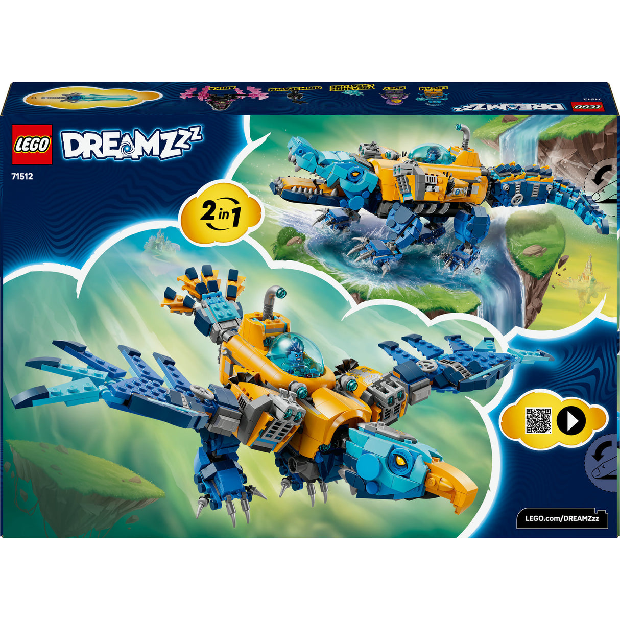 Lego Dreamzzz 71512 Crocodile Submarine