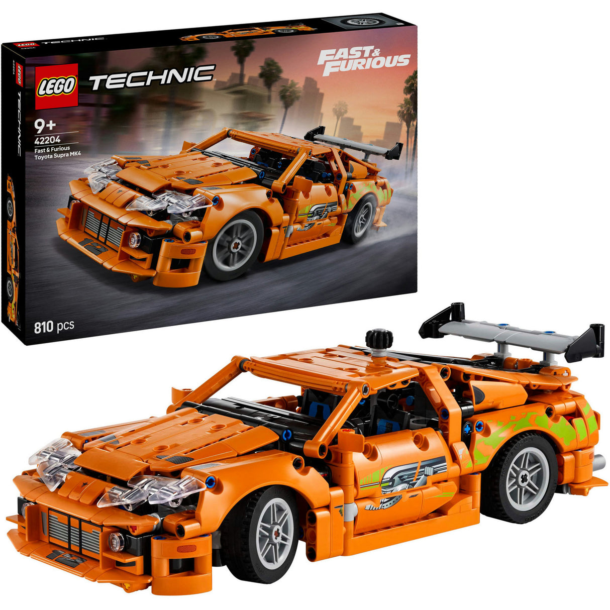 Lego technic 42204 velozes e furiosos toyota supra mk4