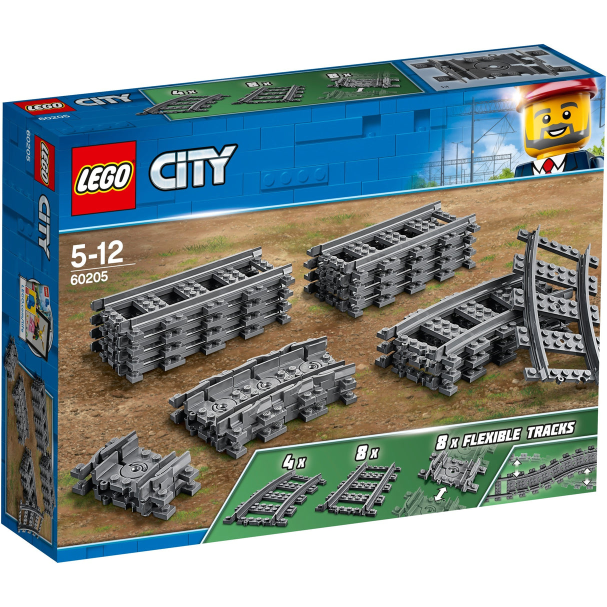Vlakové koľajnice Lego city 60205