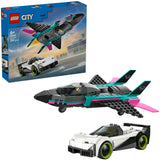 Lego City Jet vs. Car 6 Construction Toy