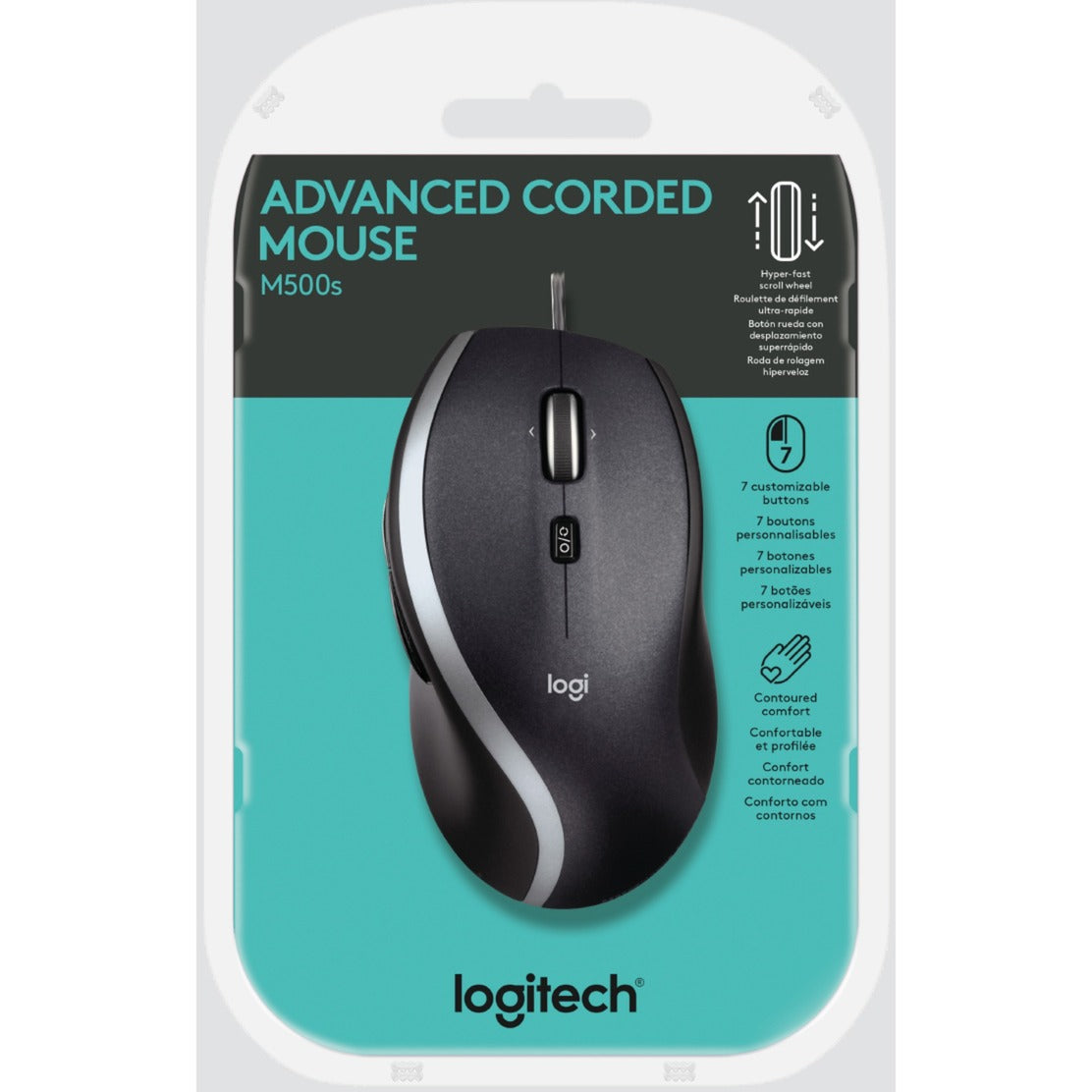 „Logitech M500s“ pažangios laidinės pelės