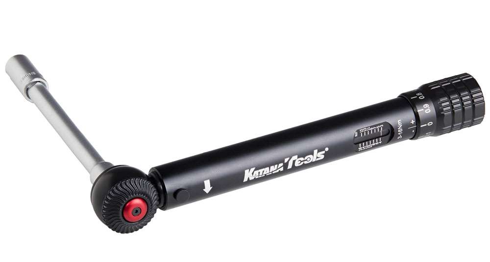Katana tw-4 aluminum mini torque wwrench 1 4 3-16 nm