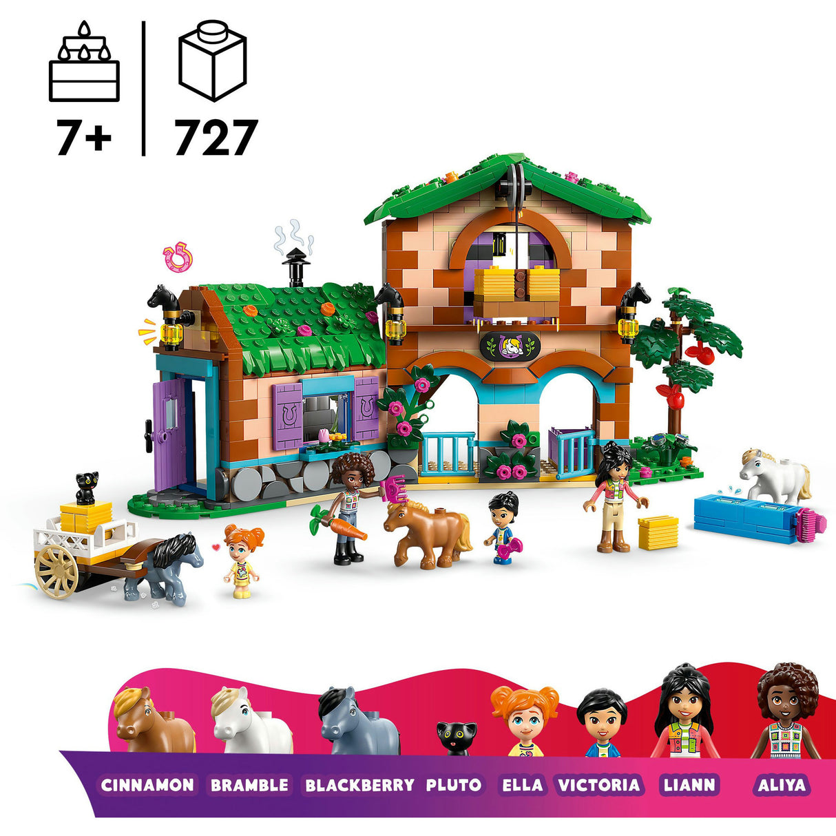 Lego friends 42654 ponygård og stald