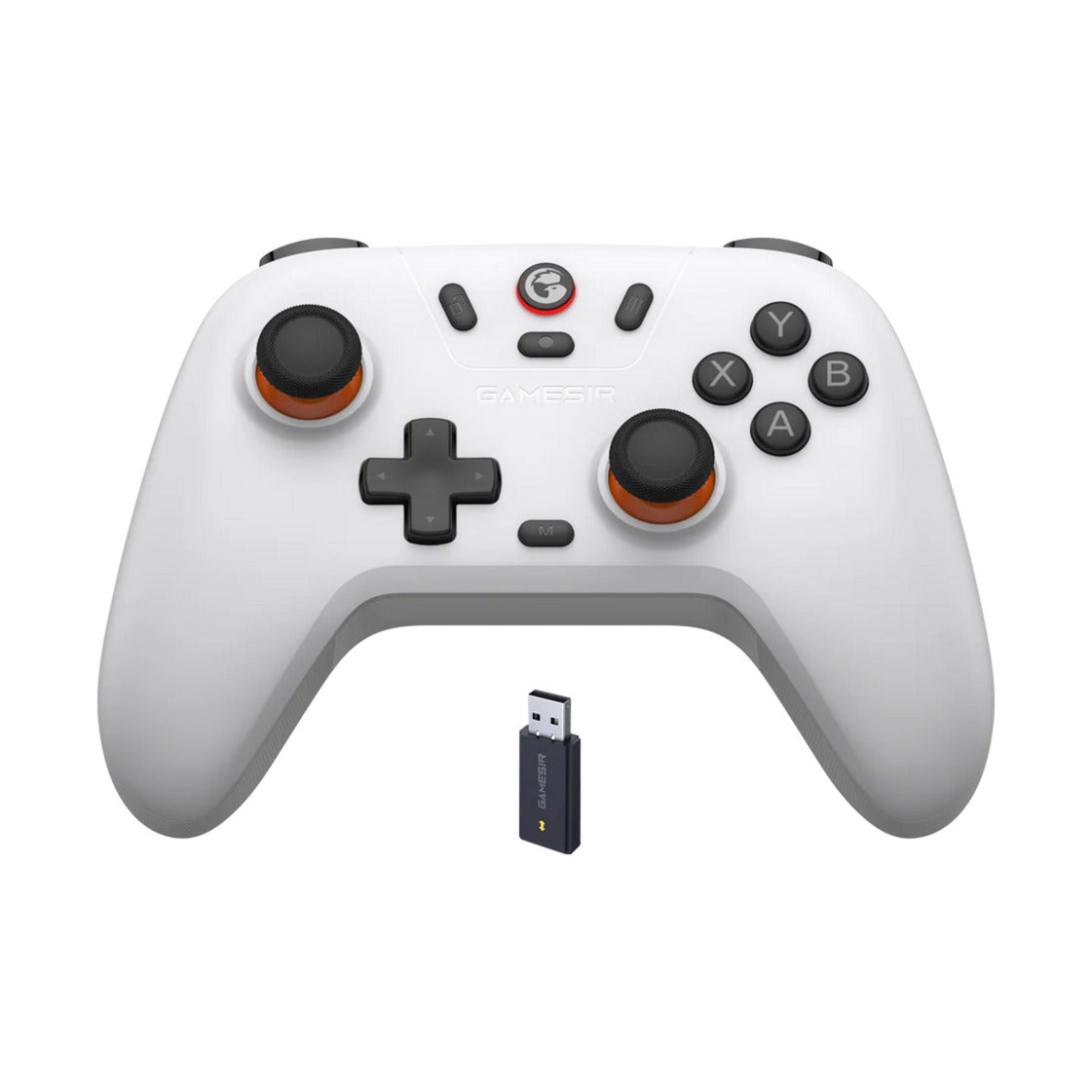 Gamesir Nova Lite Multiplatform Controller (White, PC, Steam, Android, iOS, Switch, Bluetooth 2.4 GHz USB)