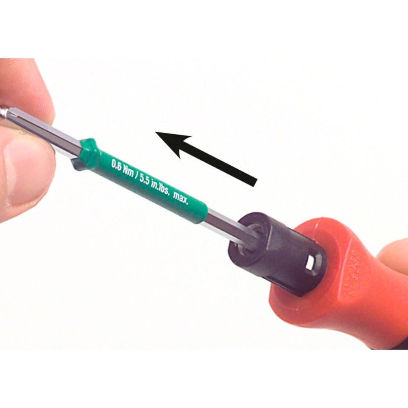 Wiha torque screwdriver torquevario-s (black red, 0.1 - 0.6 Nm)