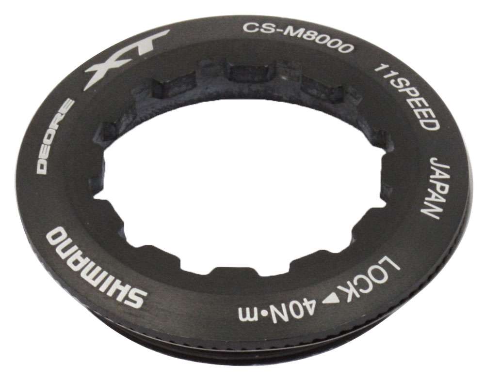 Shimano lock ring with spacer for cs-m8000