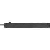 Brennerstuhl Bremounta power strip with 2 USB C charging sockets | 5-fold | black | 3m h05vv-f 3g1.5 - 1150660415