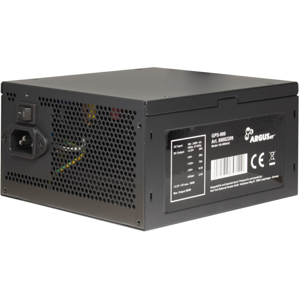 Inter-Tech Argus GPS-900 900 Watt Power Supply (Black, 4x PCIe)