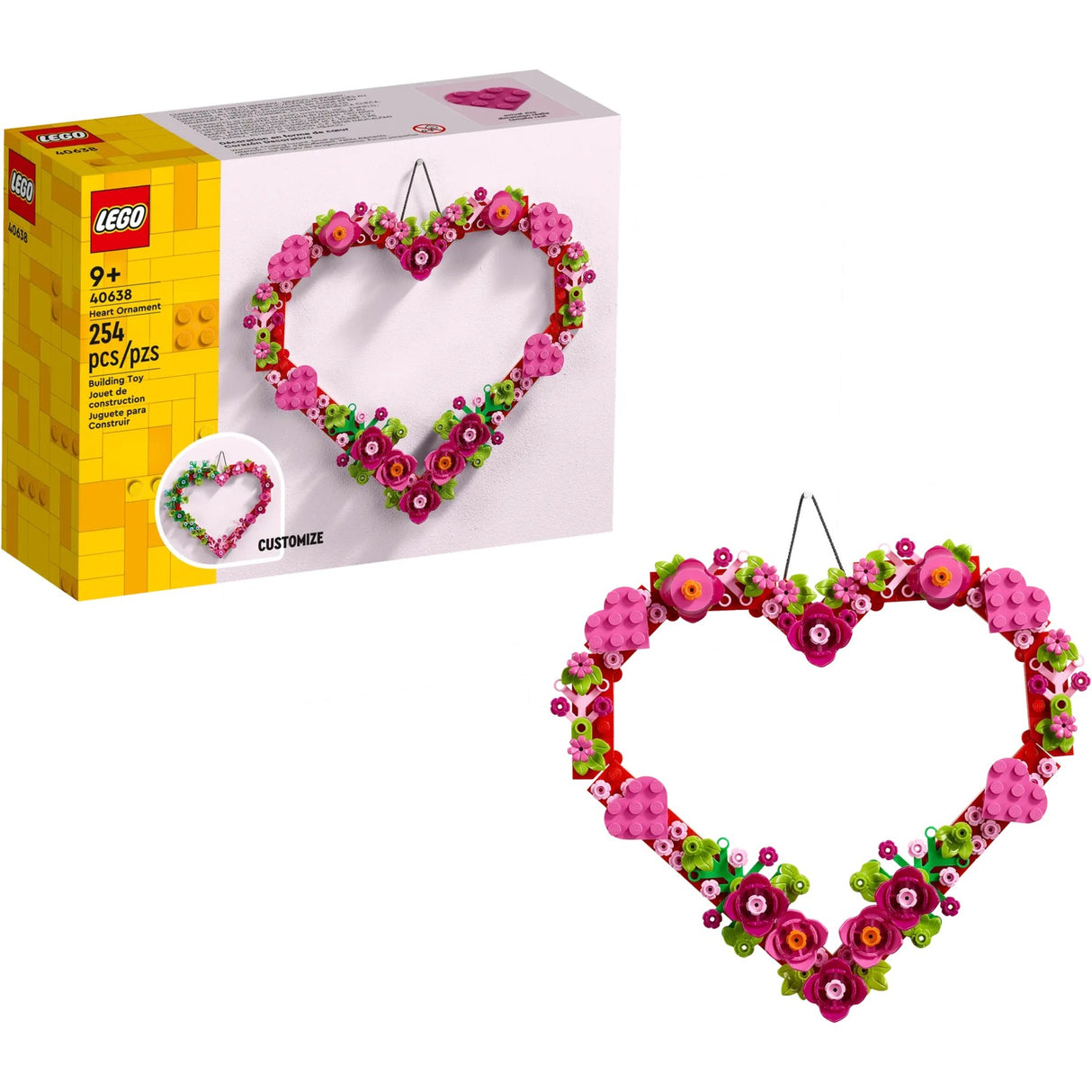 Lego 40638 årstider og anledninger hjerteformet dekorasjon