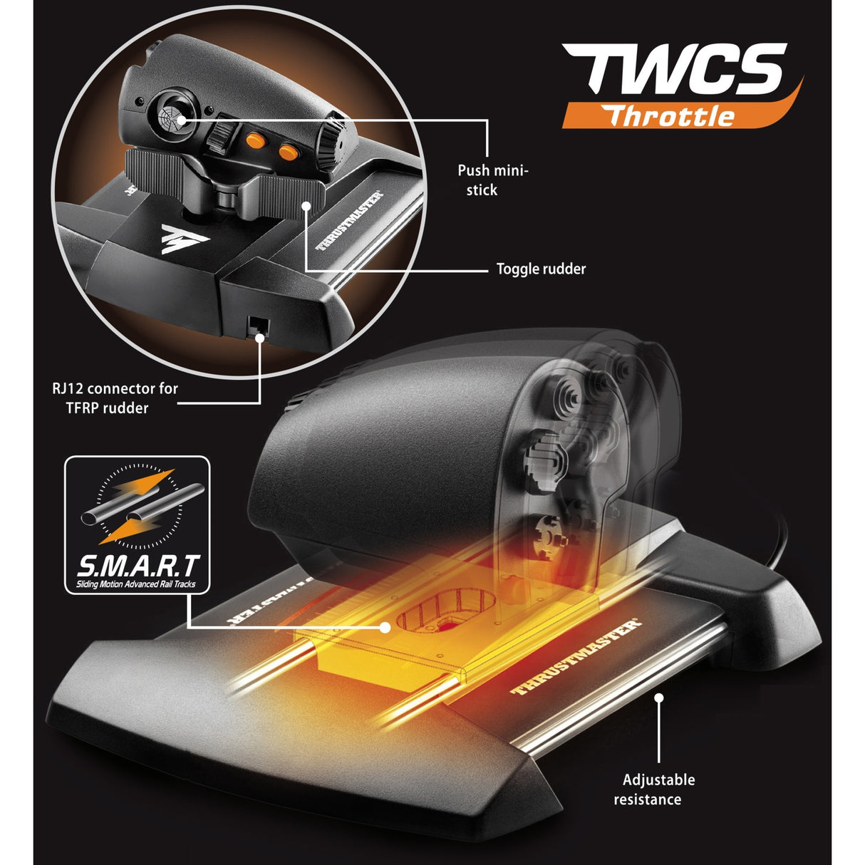 Thrustmaster T.16000m FCS Hotas