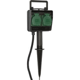 Brennenstuhl Garden Power Stake 1154430 (Black, 1.4 m, IP44)