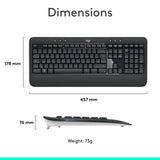 Logitech MK540 Napredne brezžične tipkovnice Muiscom