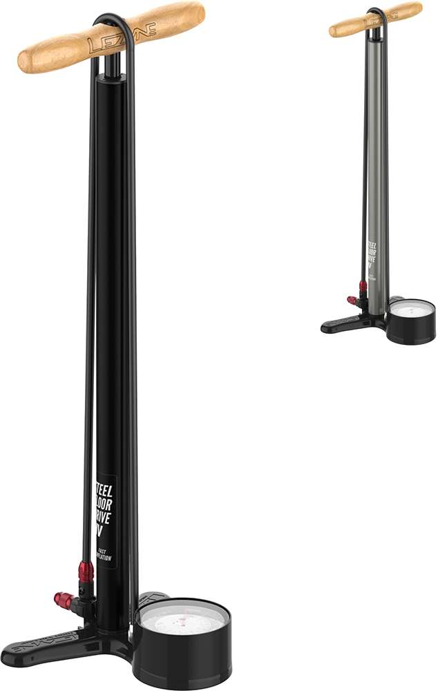 Lezyne steel hv floor drive 3.5 100psi floor pump