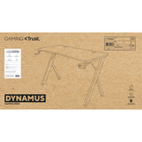 Iontaobhas gxt 712 deasc cearrbhachais tábla cearrbhachais dynamus (dubh)