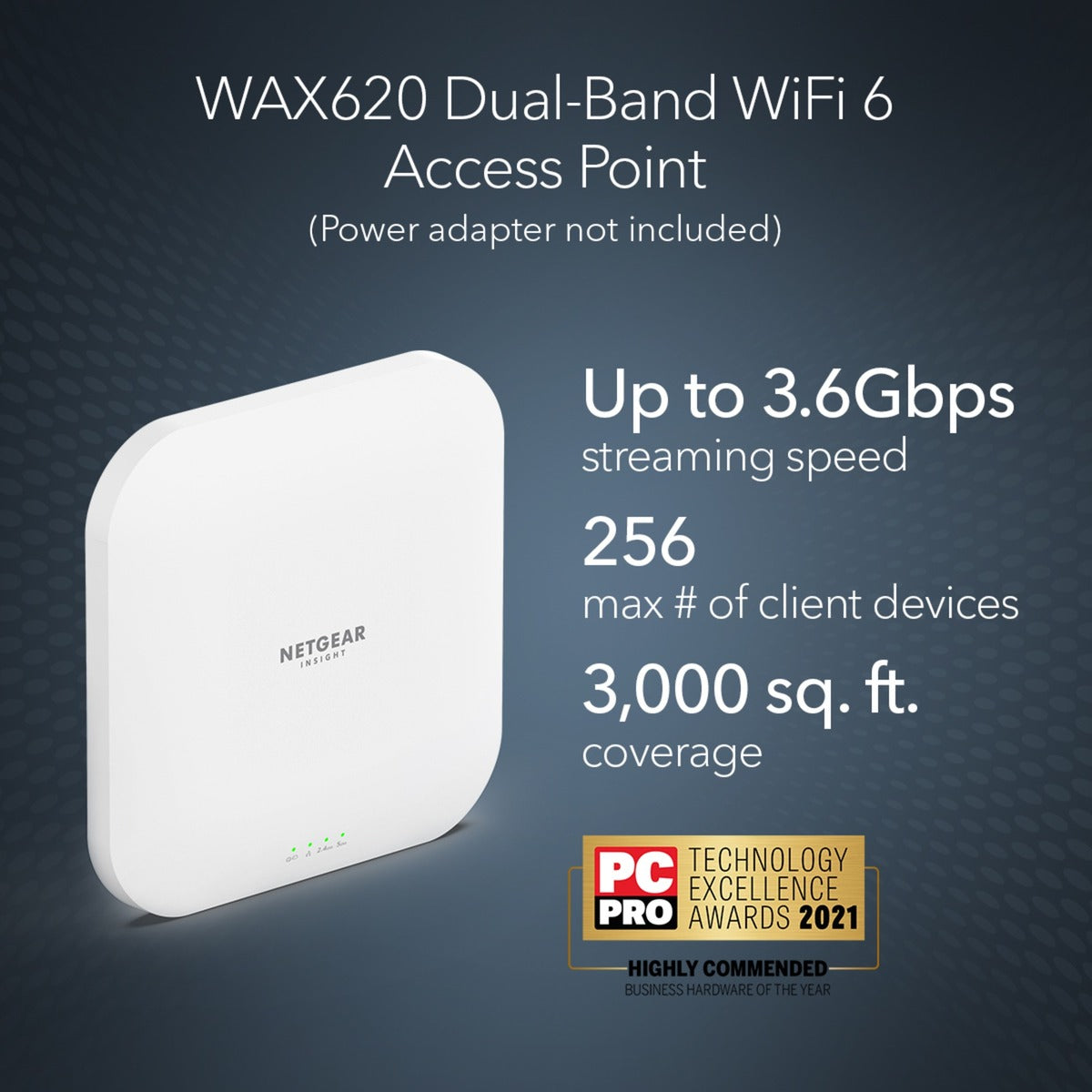 NetGear Wax620 AX3600 Banda dupla Poe + Access multi-gig