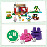 Lego animal crossing 77055 gabių seserų siuvimo parduotuvė