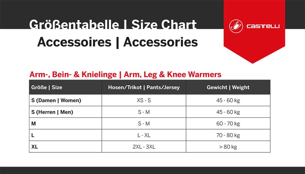 Castelli espresso - leg warmers