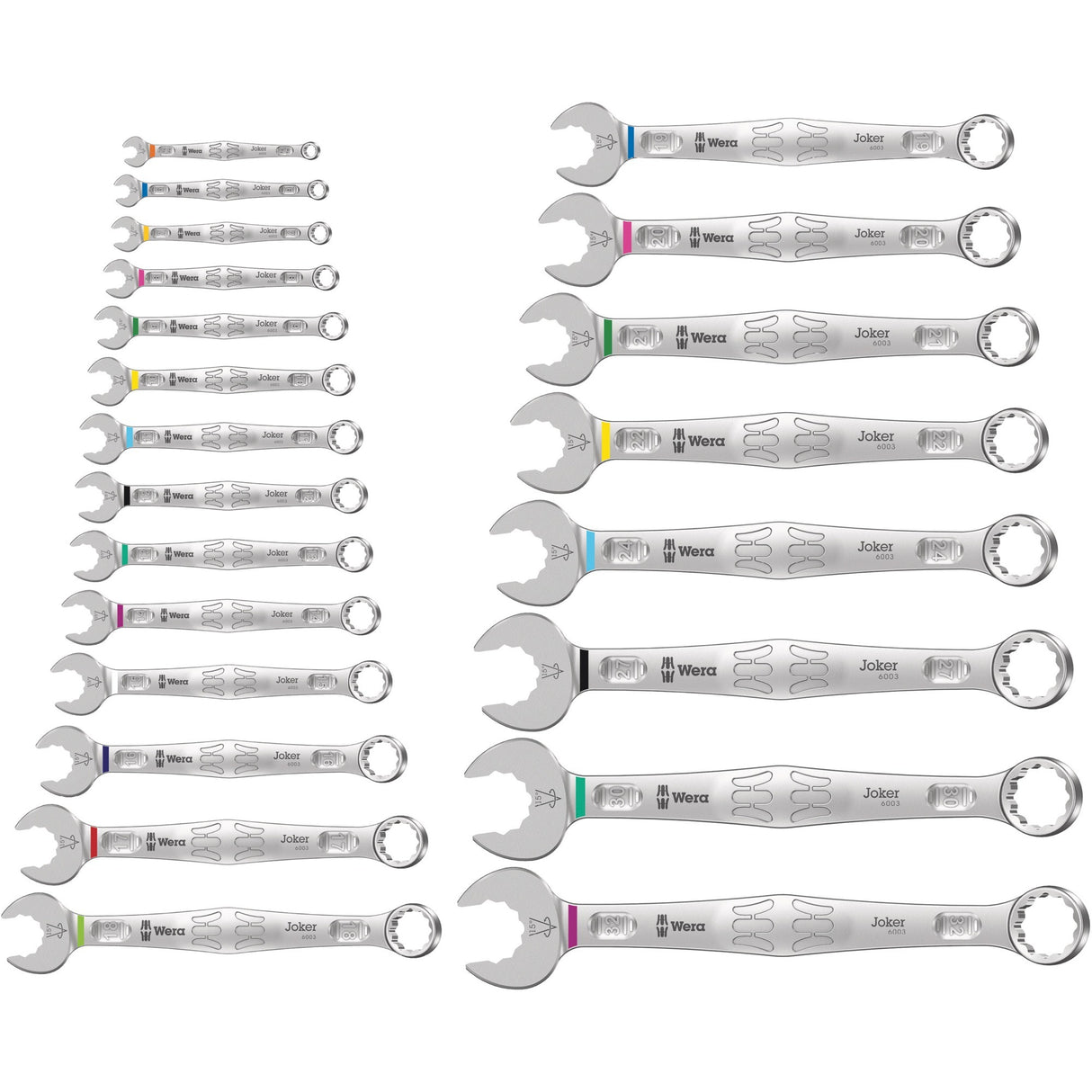 Wera 6003 Joker 22 Set 1 | combination wrench set | 22-piece - 05020232001