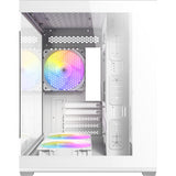 Antec cx60m argb mini tower behuizing (wit | 3x usb-a | rgb | tempered glass)