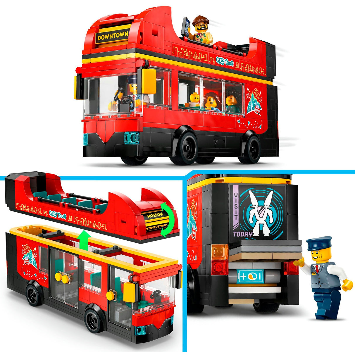 Lego City 60407 Turist Red Double Cock
