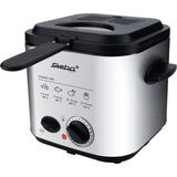 Steba DF95F - mini deep fryer fondue (stainless steel black, 1.25 litre)