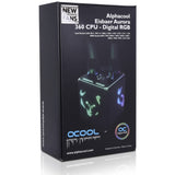 Alphacool eisbaer 360 aurora hpe waterkoeling (zwart)