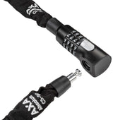 Zamek łańcuchowy Axa Absolute C5-90cm Zamek szyfrowy czarny
