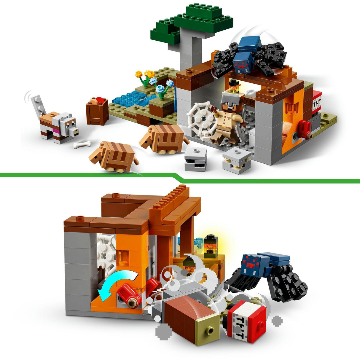 Lego minecraft 21269 the armadillos at the mine