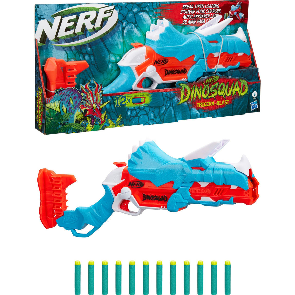 Hasbro Nerf DinoSquad Tricera-Blast Nerf Blaster