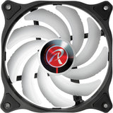 Raijintek eos 12 rbw add-2 rgb case fans (black, 2 pieces, 120 x 120 x 25 mm, pwm)
