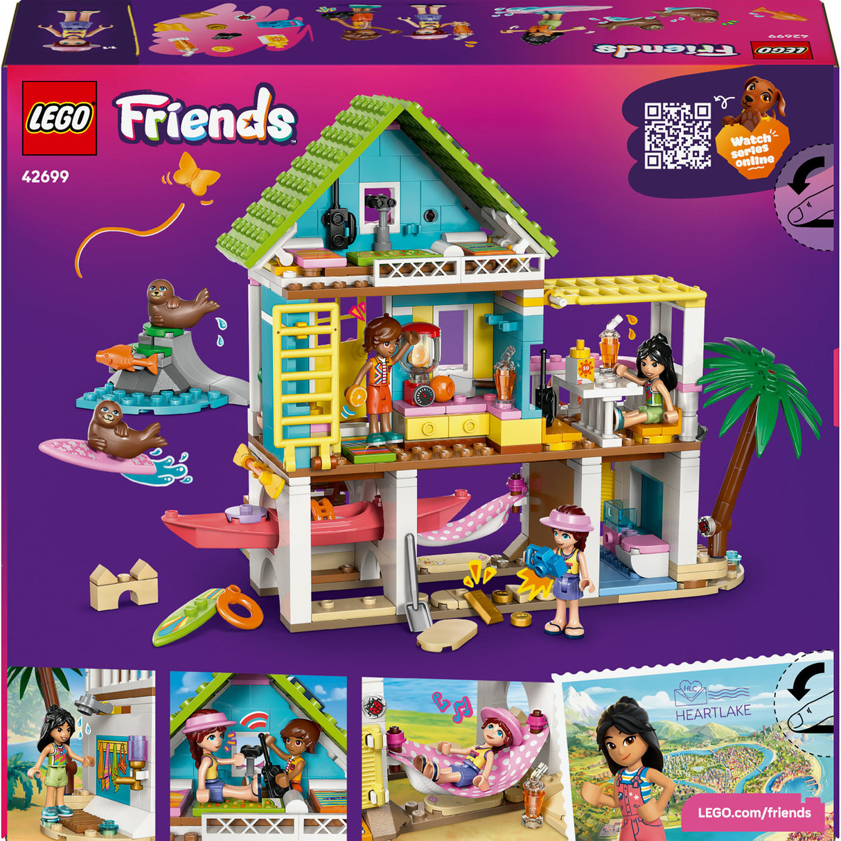 Lego Frënn 42699 Strandhaus mat Seals