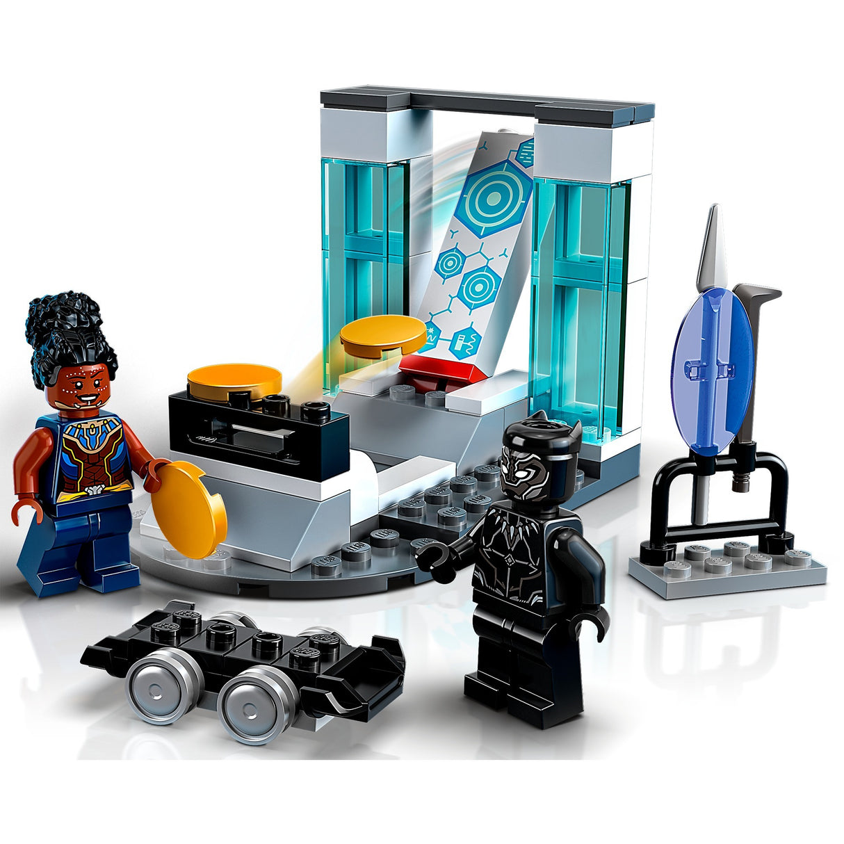 Lego marvel - juguete de construcción del laboratorio de shuri (76212)