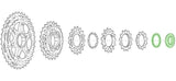 Shimano lock ring with spacer for cs-m771-10
