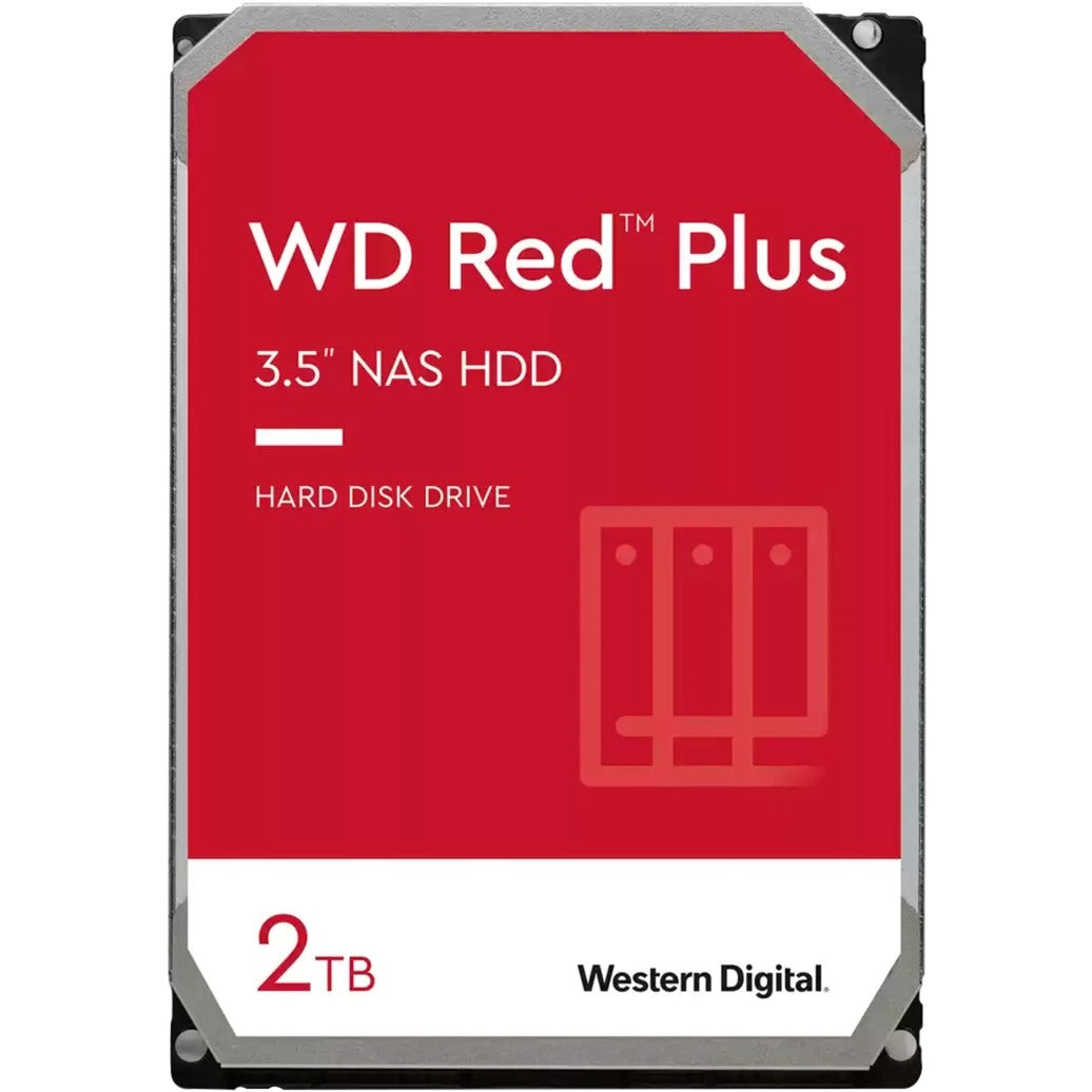 Western digital wd20efpx red plus hdd, 2 TB, 3.5, SATA3, 5400 rpm, 256 MB, 175 MB s