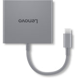 Lenovo usb-c 4 in 1 hub gen2 usb-hub (grijs)
