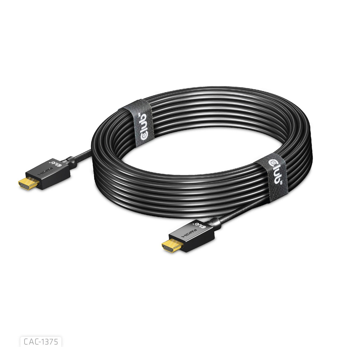 Club 3D Ultra High Speed HDMI Certified Cable (black, 5 meter, 4k 120hz, 8k 60hz)