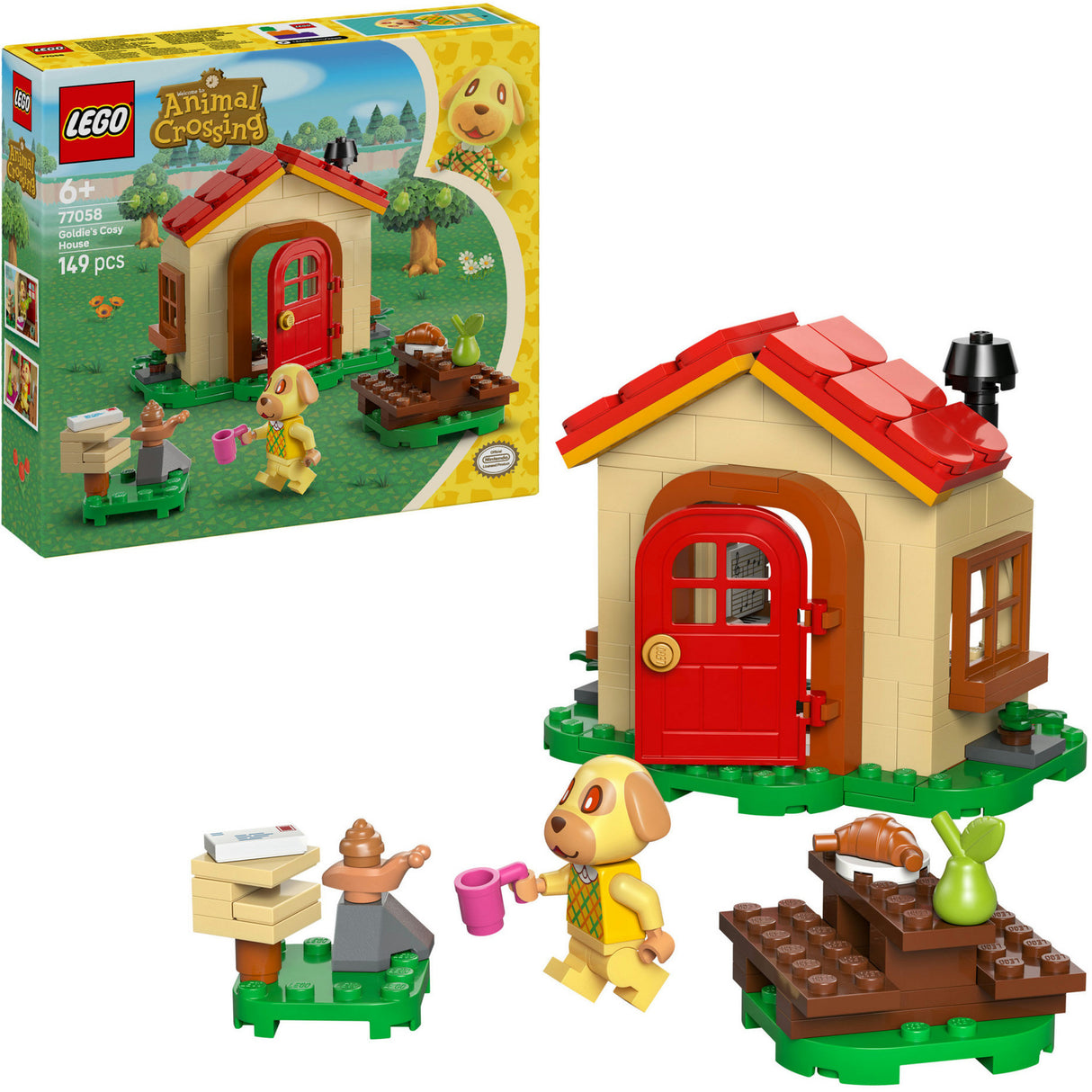 Lego Déierekrees 77058 Goldies gemittlech Hausbauset
