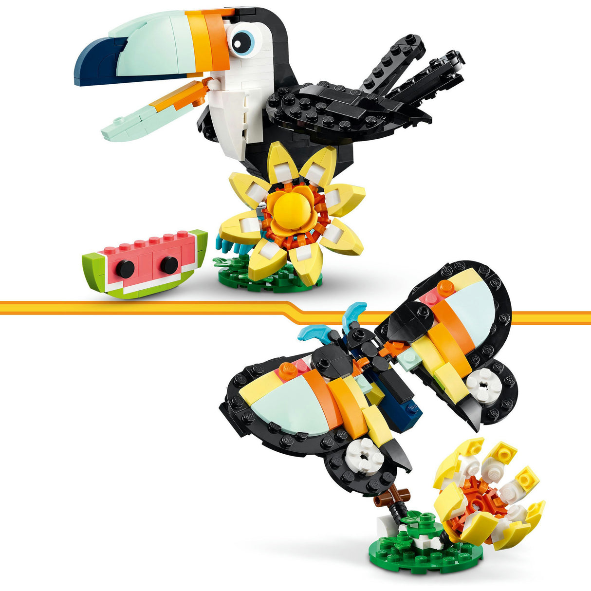 Lego Creator 31173 Animali Selvatici: Tucano Tropicale