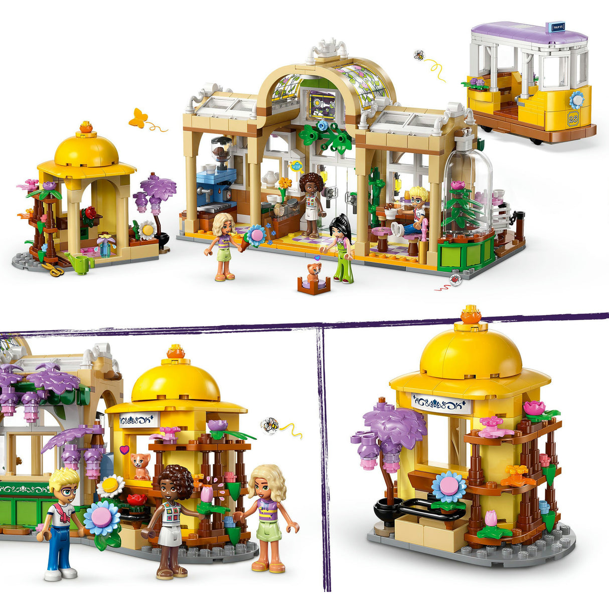 Lego friends 42671 växtcafé och blomsteraffär