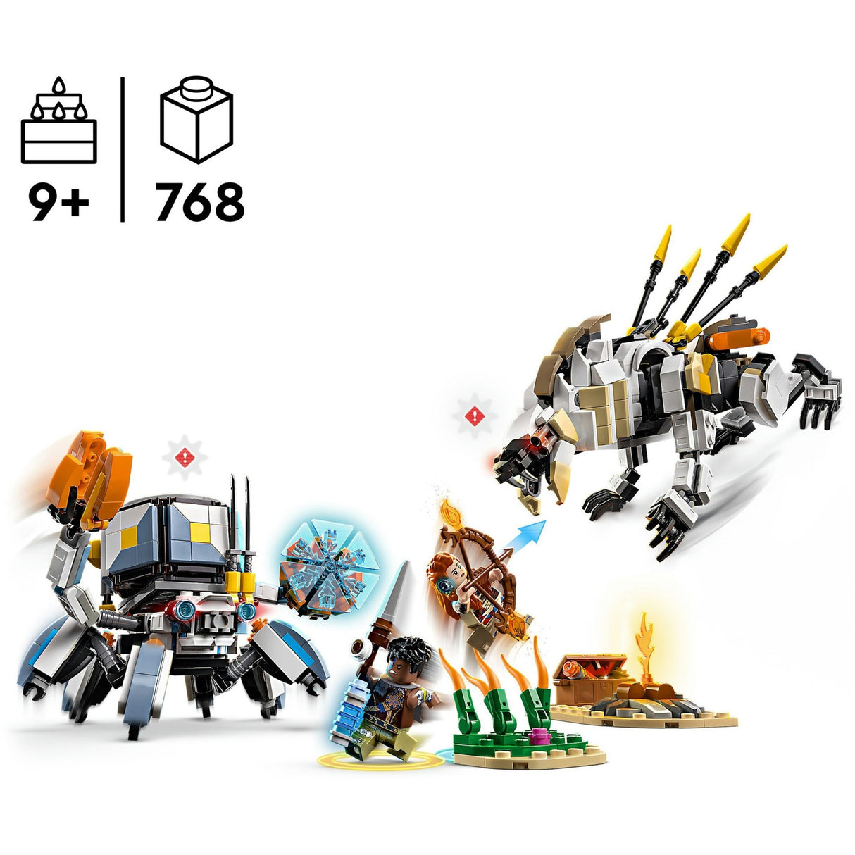 Lego Horizont 77037 Aloy an Varl vs Shell Walker an sawtooth