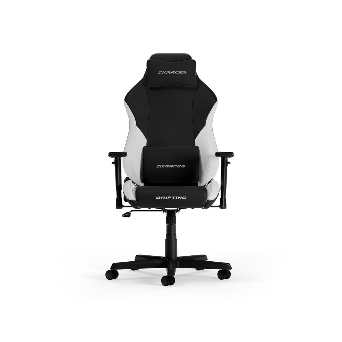 Dxracer drifting xl black white epu leather gamestoel (zwart)