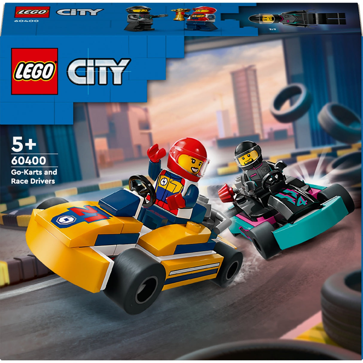Lego City 60400 Karts e pilotos