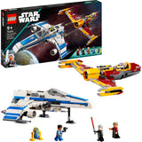 E-Wingus vs. Shin Hati's Starfighter Spaceship Set